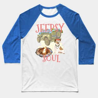 Jeepsy Soul Terrier Baseball T-Shirt